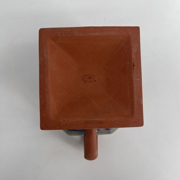 MacKenzie Childs Torquay Coffee Tea Pot Lid Kelp Urchin - Picture 12 of 16